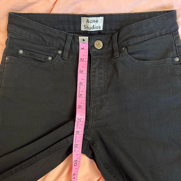 Acne Studios Skin 5 Black Skinny Jeans - Women’s 26 - Picture 9 of 11